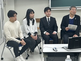 留学生・卒業生インタビューの様子