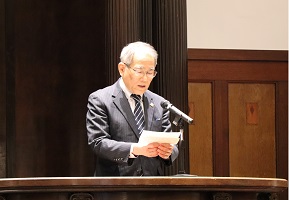 竹村学長の挨拶